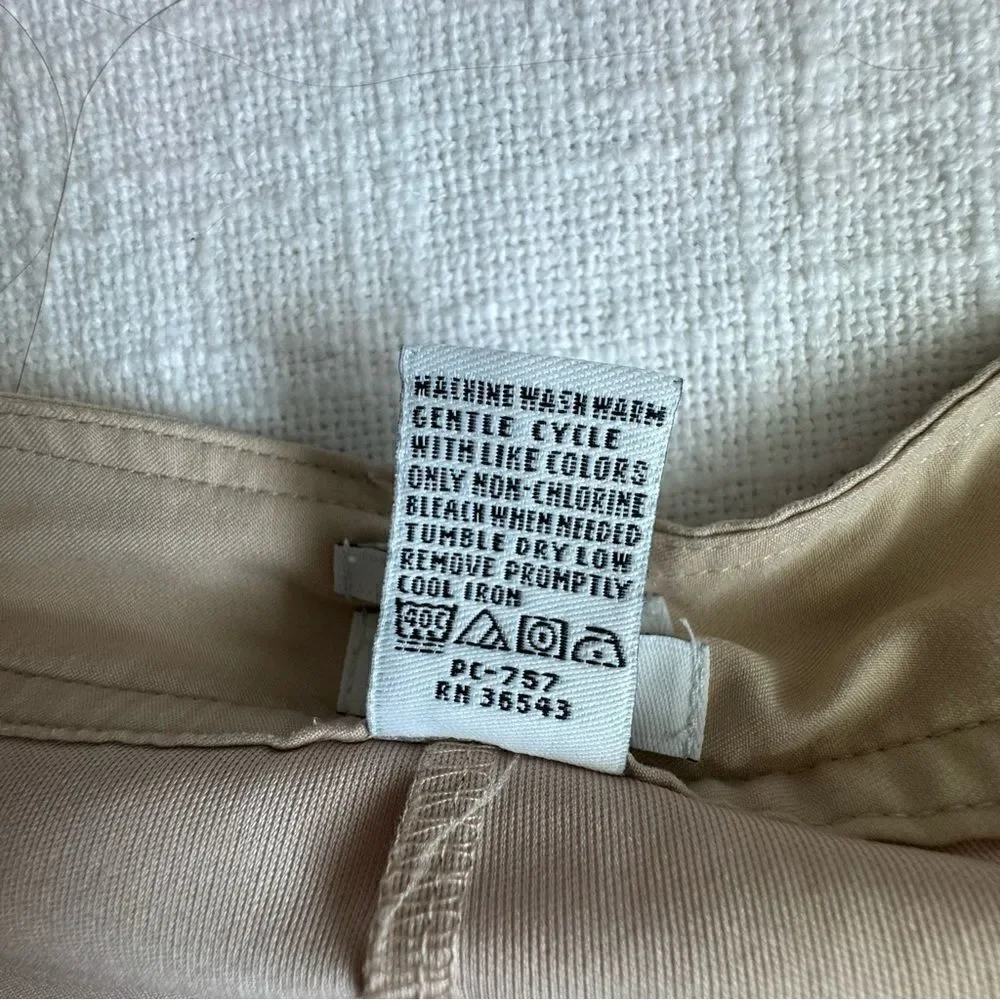 Izod XFG Skort Cream Womens Cool FX Golf Sporty Pockets Size 4 NWOT